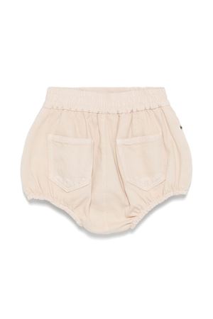 beige cotton shorts DOUUOD KIDS | DW6A09Z2469107